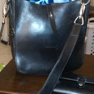 Vintage Dooney and Bourke Leather Bag and Wallet